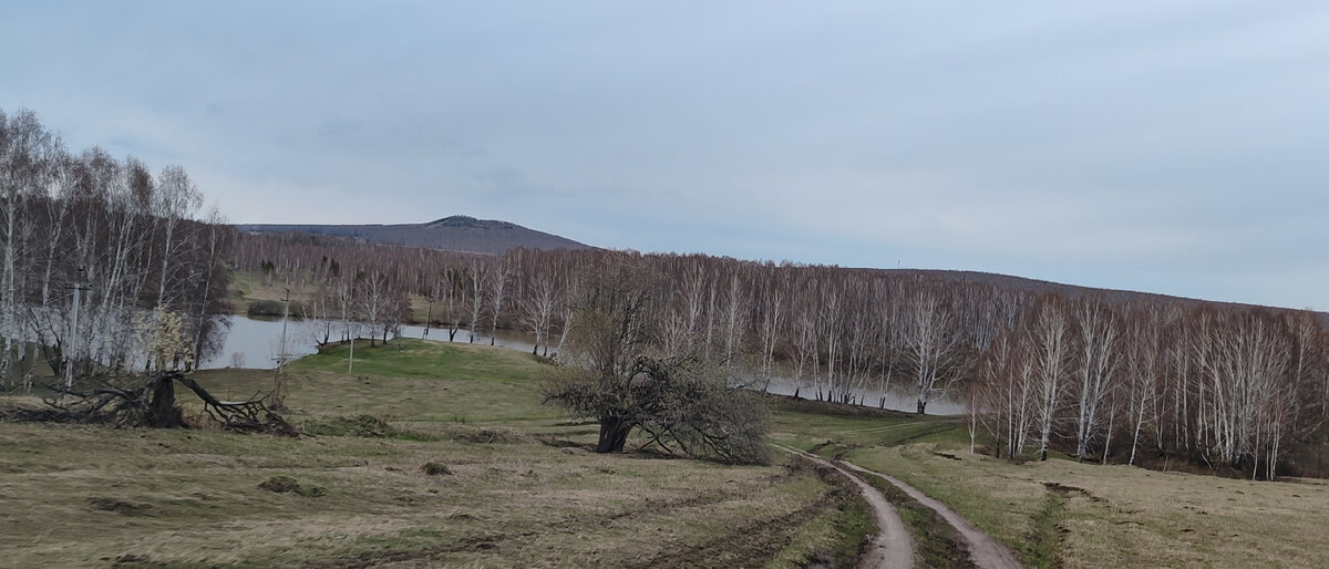 Дорога к водопаду, на горизонте Копна