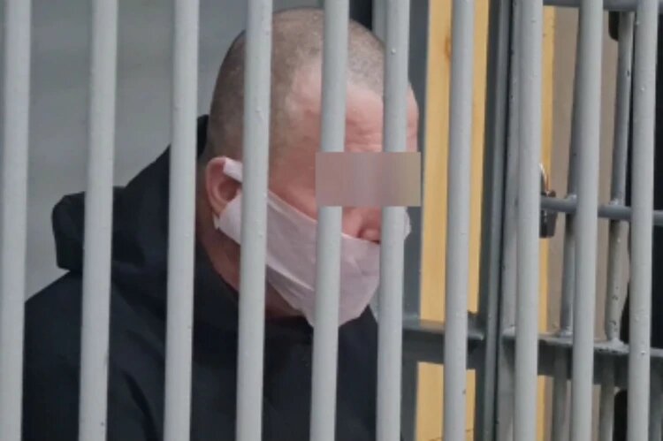 Убийца на заседании суда. Фото: СУ СК России по Иркутской области. 
