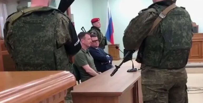 Иван Попов в зале суда