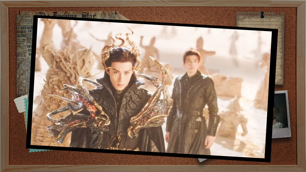 (Кадр дорамы «Разлука Орхидеи и повелителя демонов»)