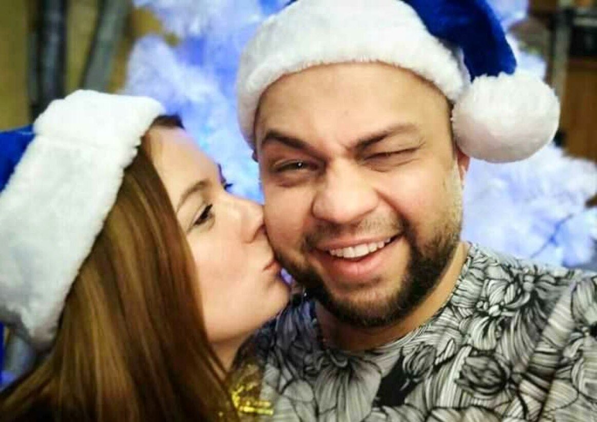 на фото Роман Постовалов и его супруга Галина