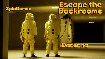Пугаемся друг друга в Escape the Backrooms (2)