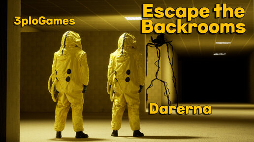 Пугаемся друг друга в Escape the Backrooms (2)