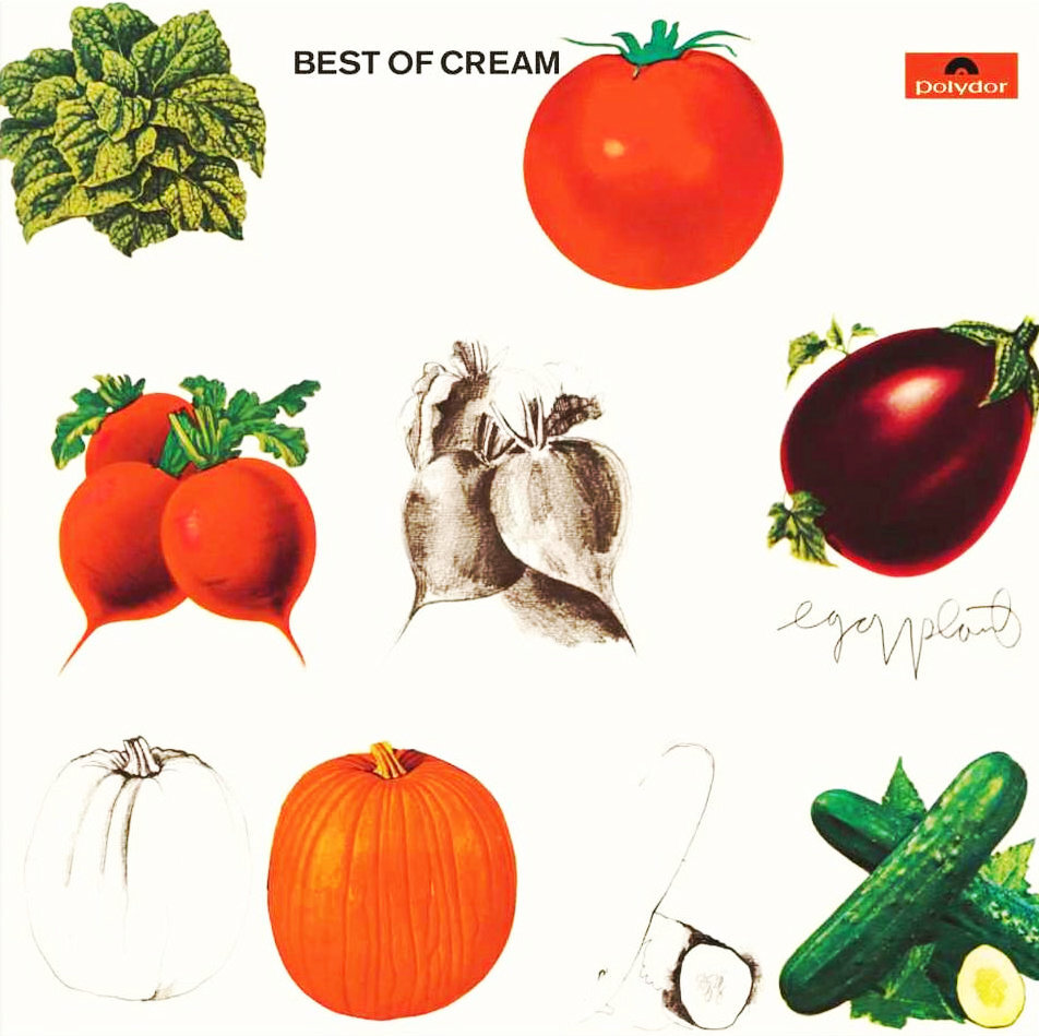 Внезапная обложка для альбома группы, которая никогда не ассоциировалась с садово-огородной тематикой. Скорее для конверта подошли бы сливки — в соответствии с названием британского трио Cream.