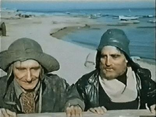 В фильме "Наследники", 1960 год