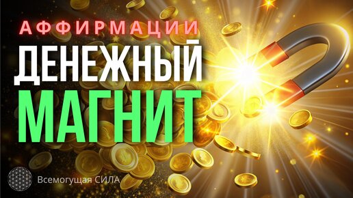 Аффирмации на деньги «ДЕНЕЖНЫЙ МАГНИТ»