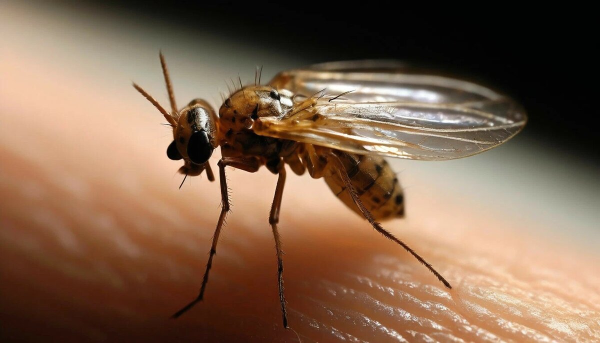 Укус мошки опасен