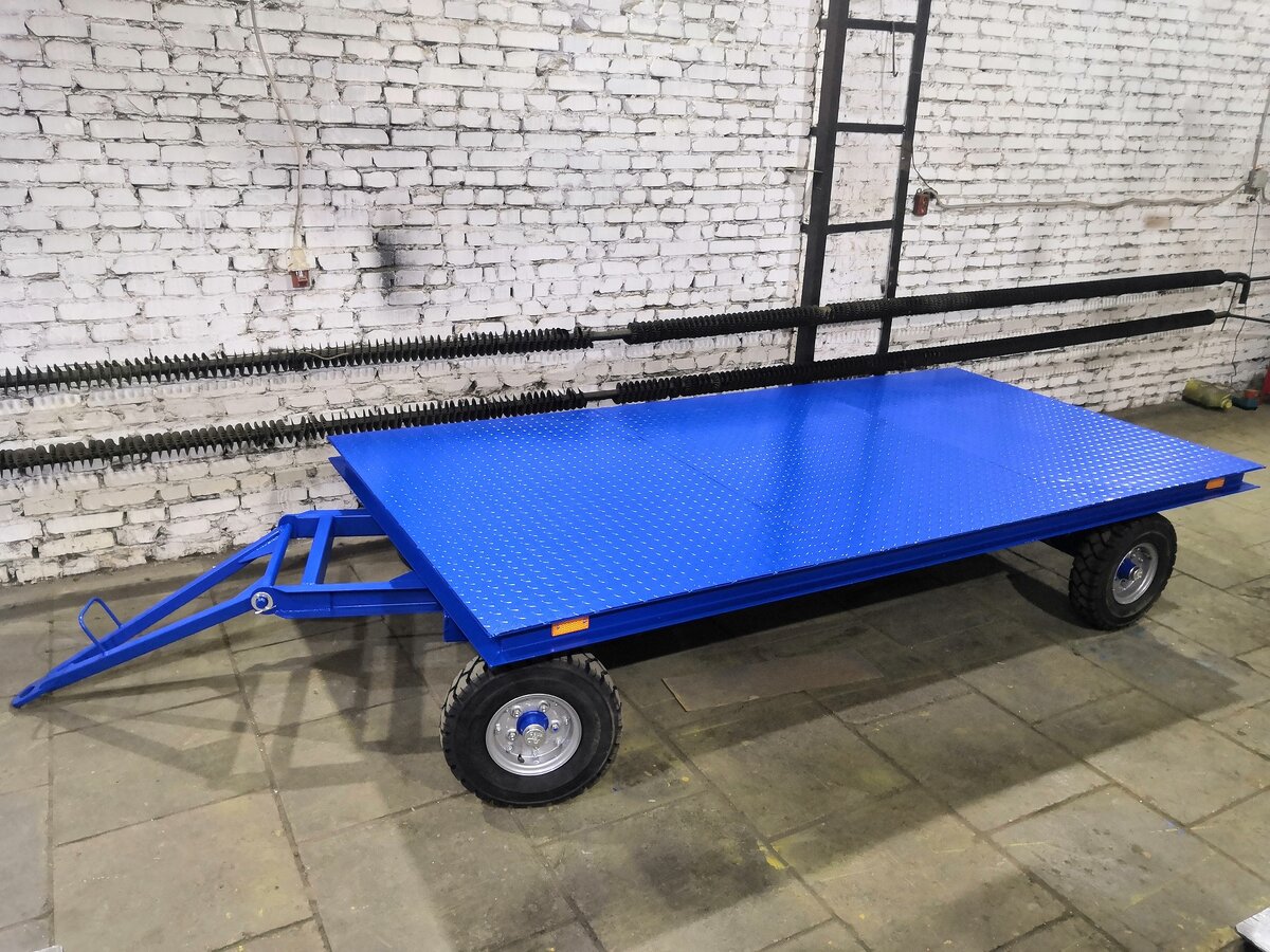 Большегрузная тележка-прицеп Volktech на 4 тонны 