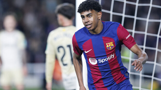    Ламин Ямаль в «Барселоне». Global Look Press