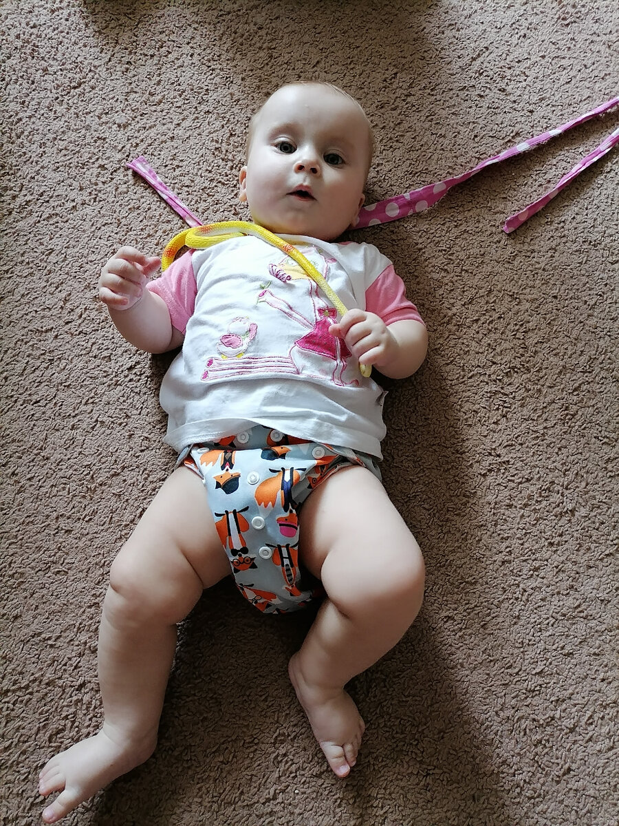 Многоразовый подгузник.