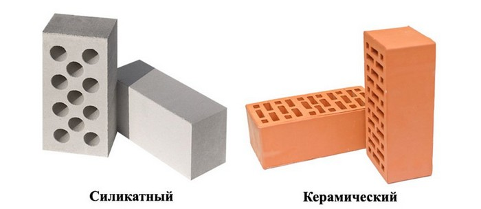 Силикатный и керамический кирпич. Взято отсюда: https://st-par.ru.