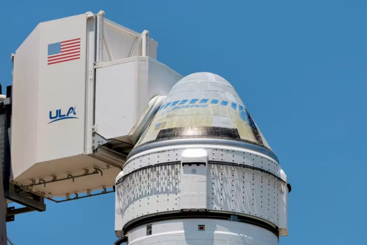 5 июня 2024 года в 17:52 мск. пилотируемый полёт "CST-100 Starliner" на ...