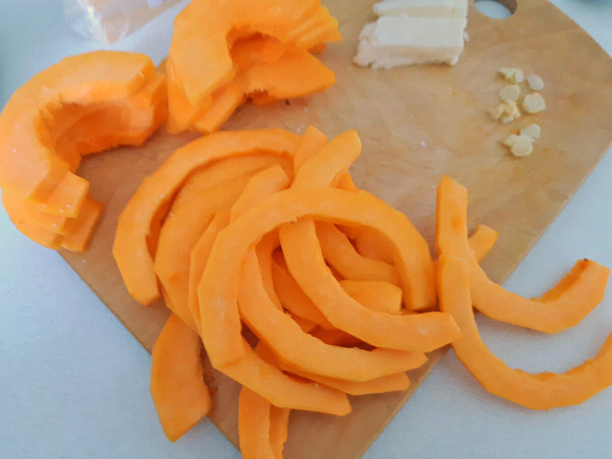 У меня была «гантеля», поэтому пласты такие