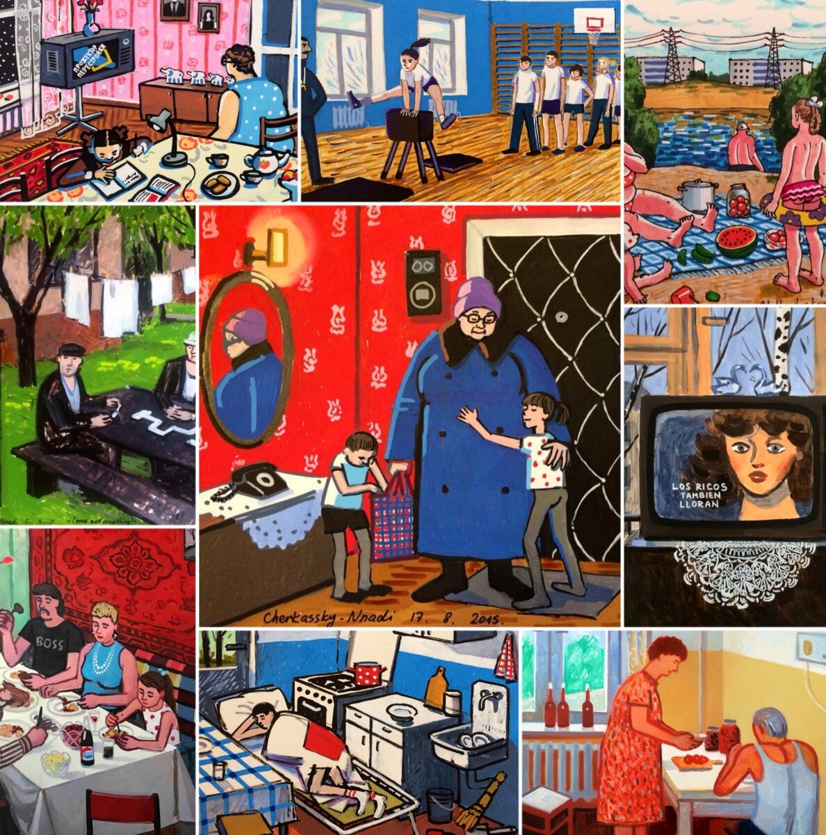 Сюжеты художницы