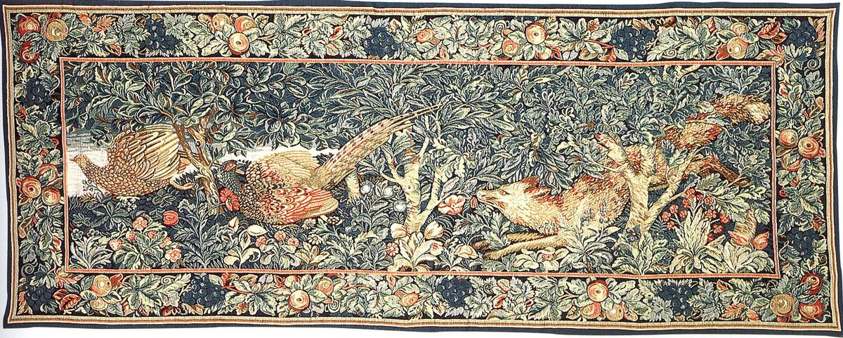 "Лес" по картону Уильяма Морриса