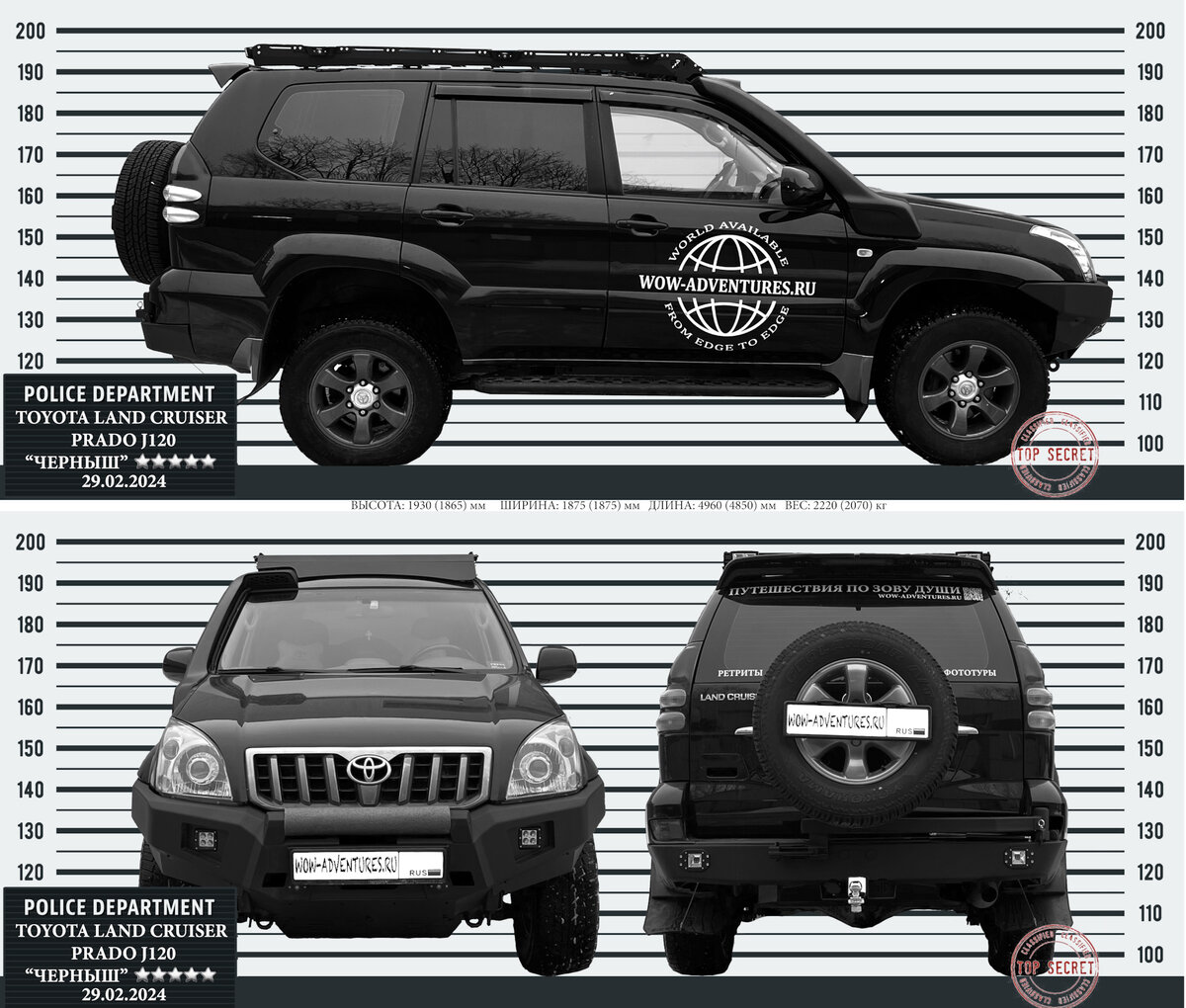 Toyota Land Cruiser Prado в законе — внесение и регистрация изменений в конструкции ТС