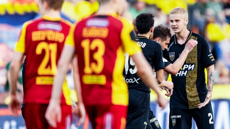    «Пари НН» победил «Арсенал» (2:0) в ответном стыковом матче и остался в РПЛ.ФК «Пари НН»