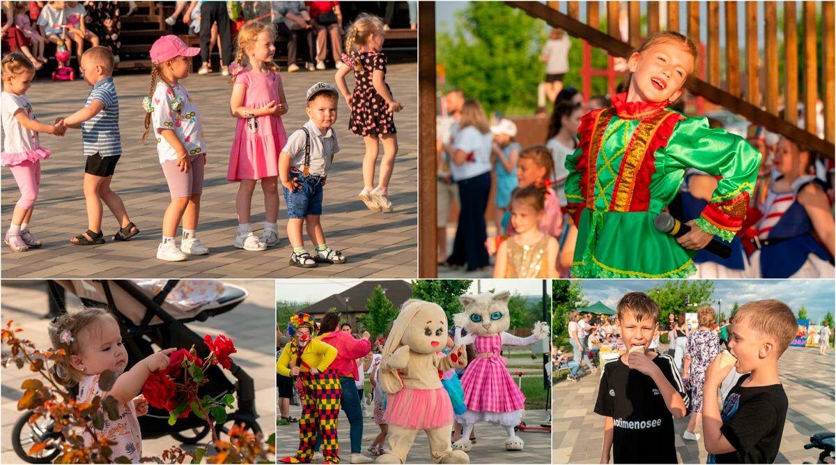 День Защиты детей в Усть-Донецком сквере "Юность"