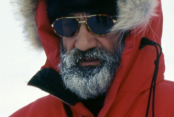    Артур Чилингаров на Ледовом аэродроме Барнео, 2003 год