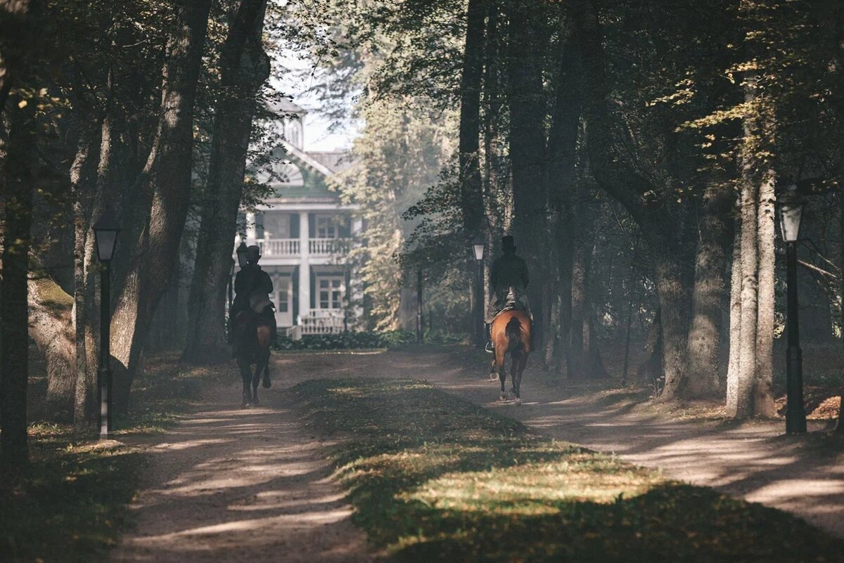 Кадр из фильма «Онегин» 