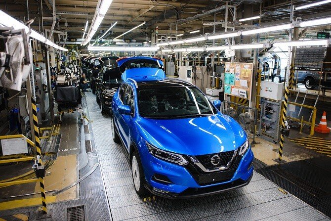 Запуск производства нового (тогда) Nissan Qashqai на заводе в Санкт-Петербурге, 7 февраля 2019 года.