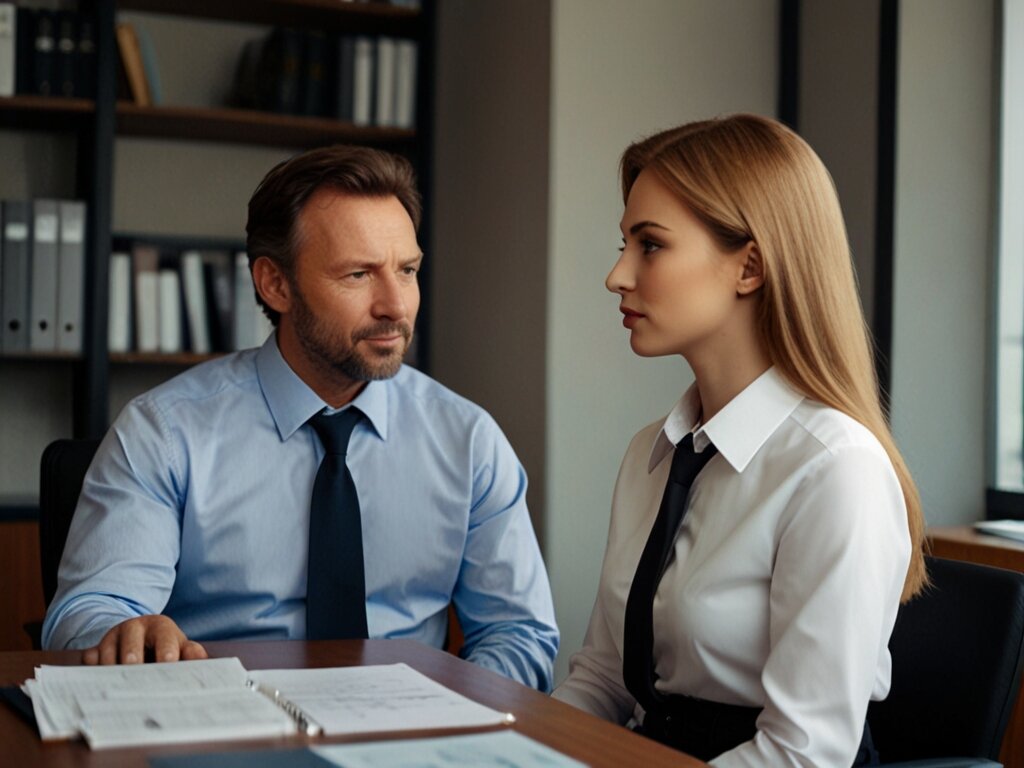 Изображение сгенерировано ИИ; Очень нравится мужчина начальник