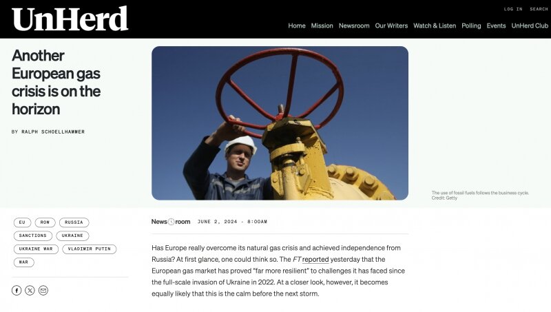 Скриншот UnHerd