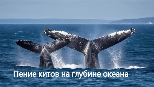 Пение китов на глубине океана