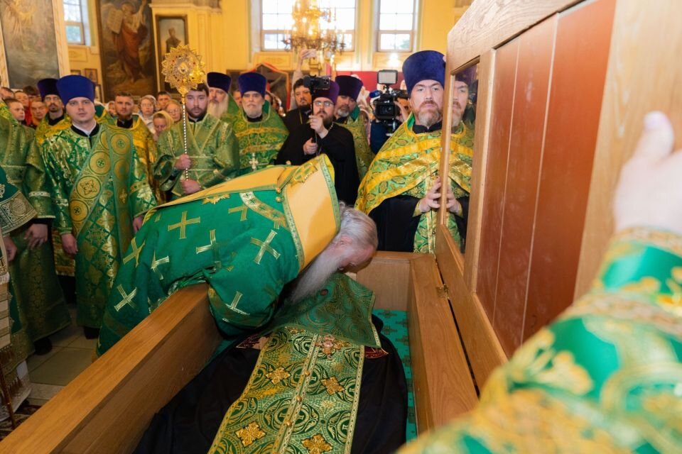    Мощи преподобного Макария привезли в Барнаул. Источник: иерей Бодган Кириллов, altayskaya-mitropolia.ru
