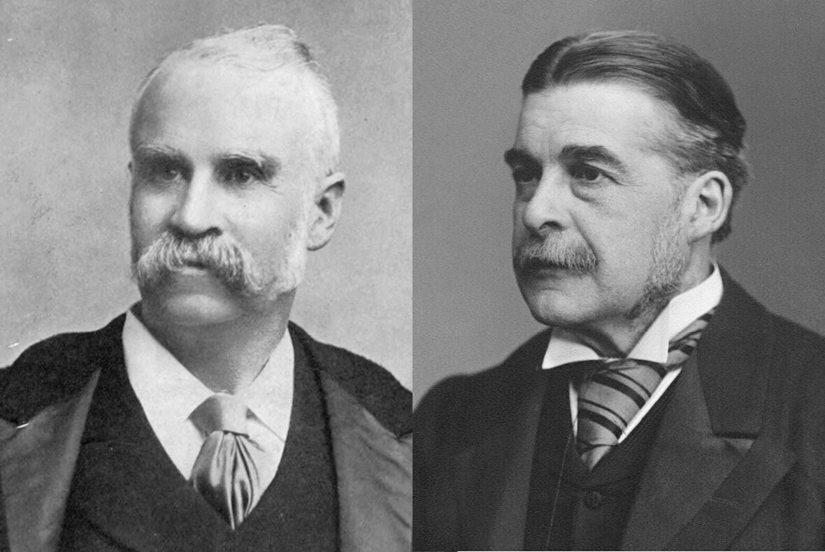 Уильям Гилберт (либреттист) и Артур Салливан (композитор) – популярные английские авторы комических опер второй половины XIX века