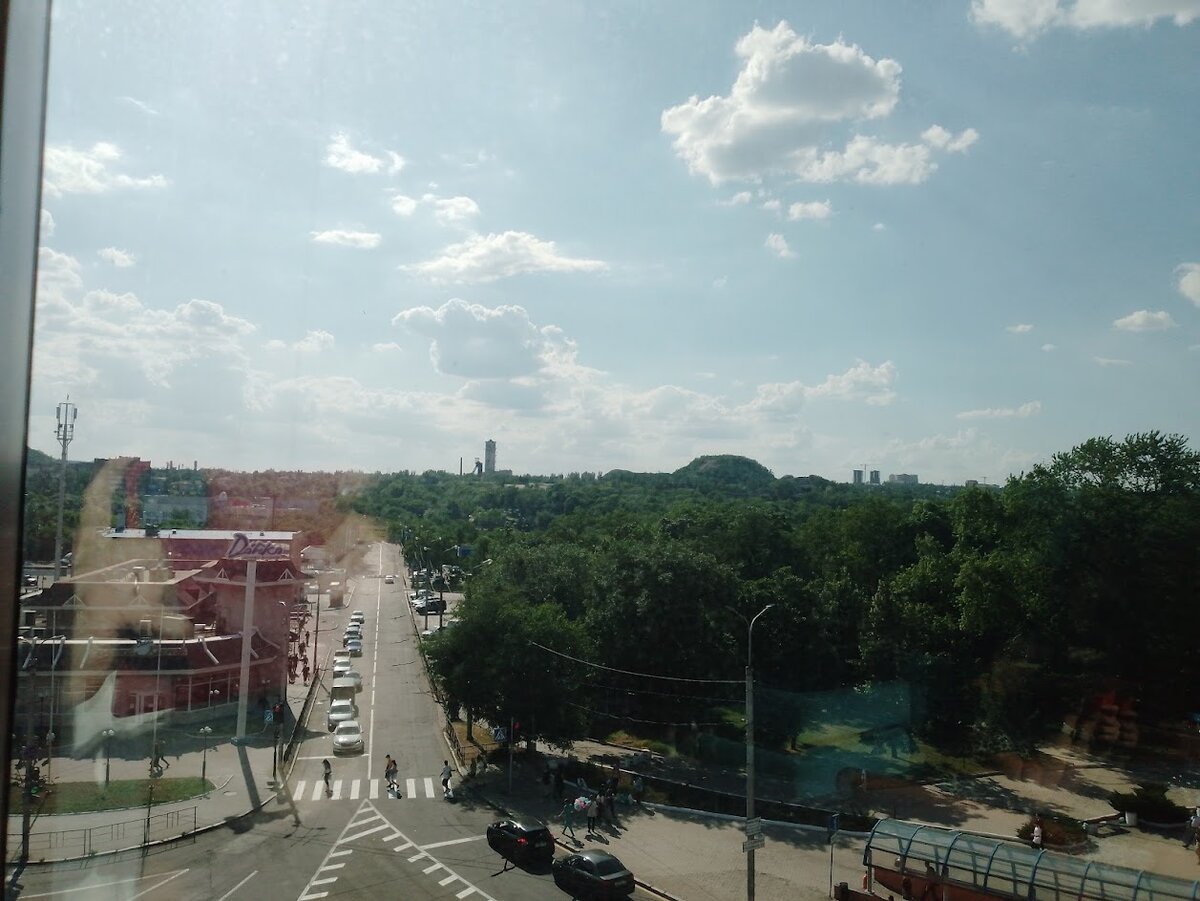 Вид сверху.Донецк.