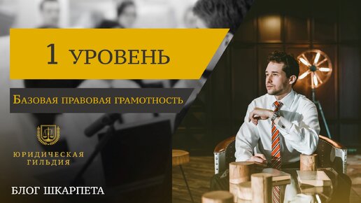 1 уровень. Базовая правовая грамотность.