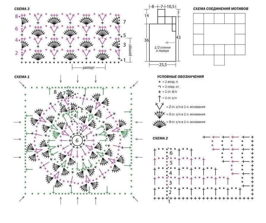 Вязание для дома и интерьера схемы и описание