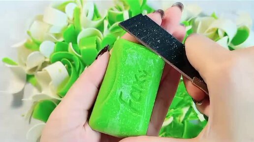 💚 #мыло #режумыло #релакс #asmr #relaxvideo #soap