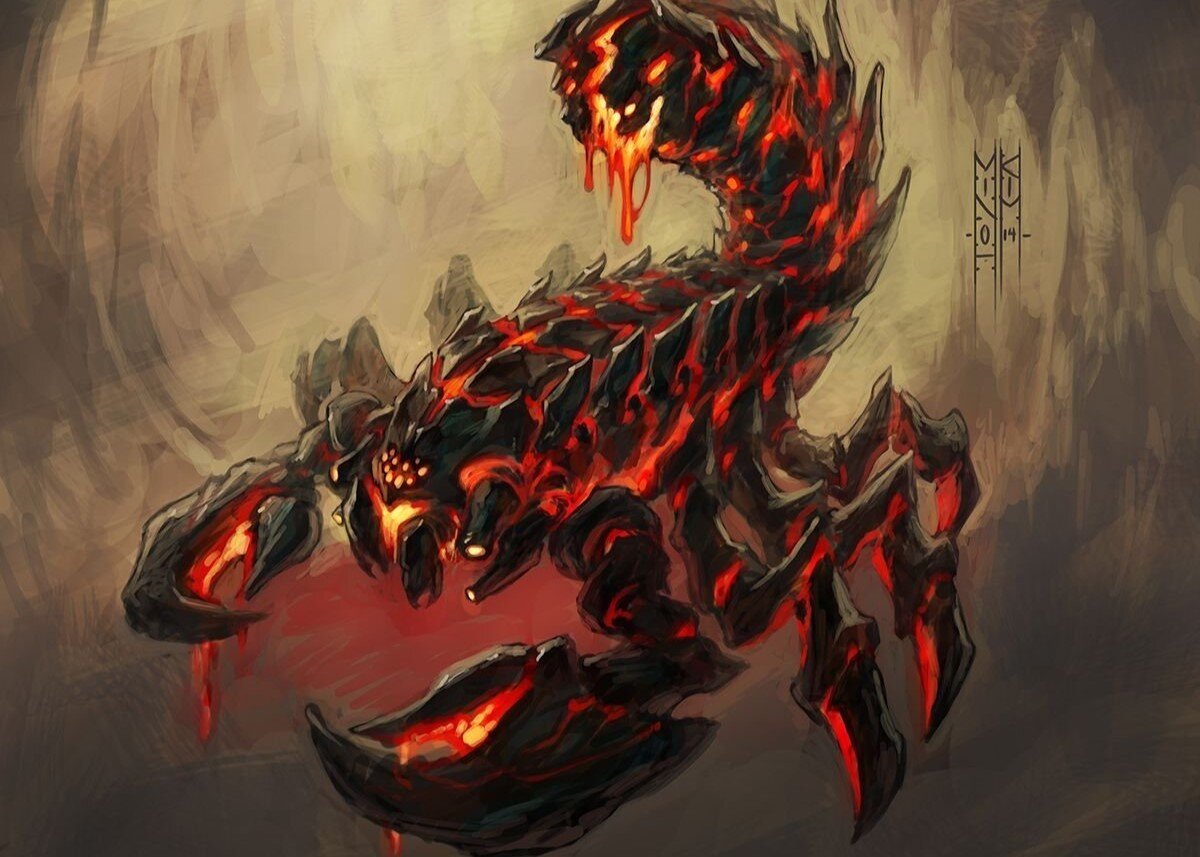 Знак Зодиака Скорпион. Фото в свободном доступе.