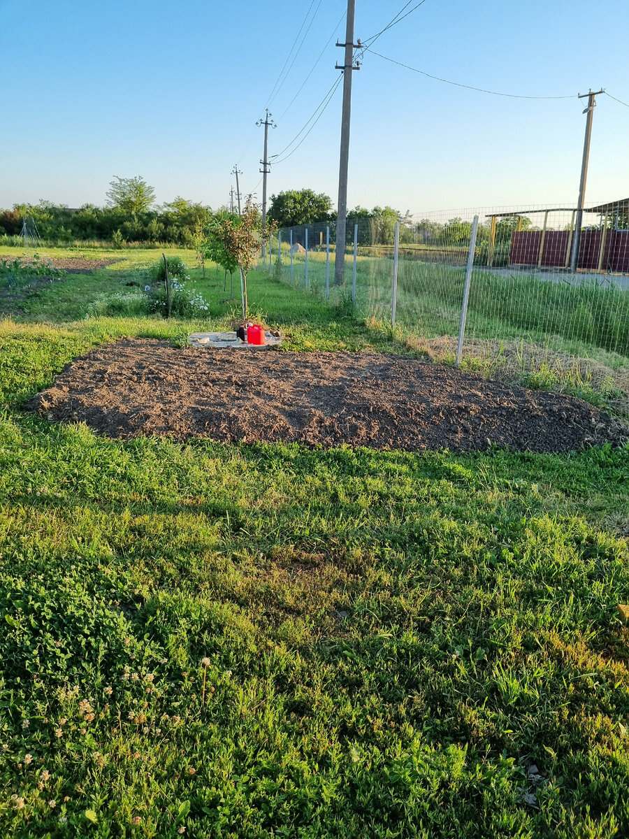 Вот один кусок (дом там, в конце участка будет)