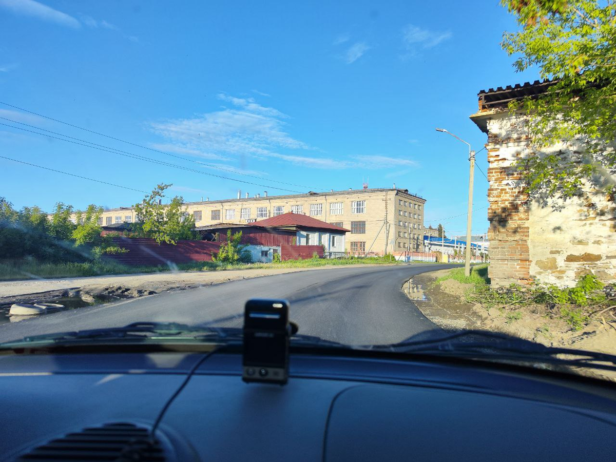 Та самая дорога на улице Технологической у нас в Каслях