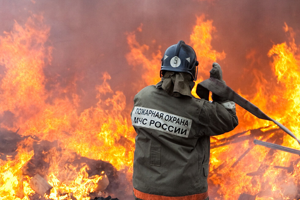 Ликвидация крупного пожара. 2023г.
