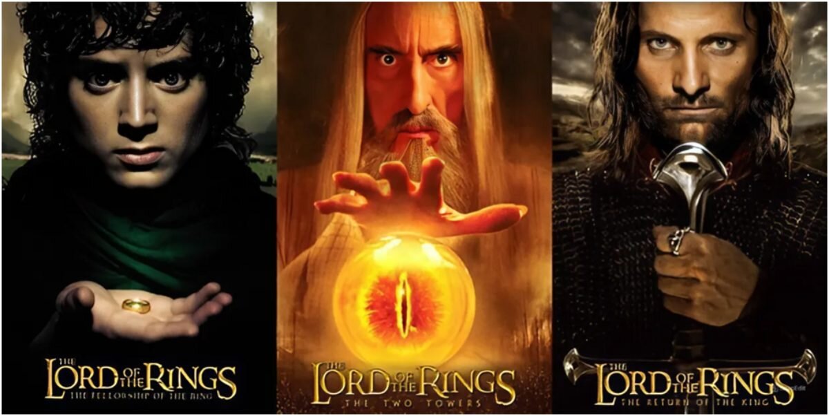 Афиши к трилогии «Властелин колец»
