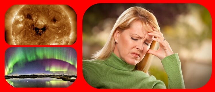 магнитные бури могут вызвать ухудшение состояния у даже практически здоровых людей 