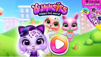 Мультфильм Игра для малышей Зайки Bunnsies 🐰🥕🏡 Забавные зайки