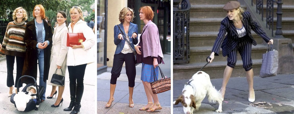     Кадры из сериала “Секс в большом городе”