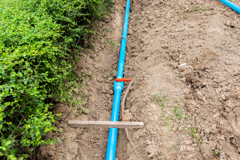 Укладка дренажной системы на участке