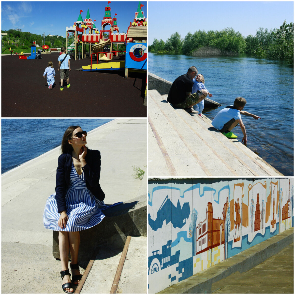 С семьей на Волге 🌊