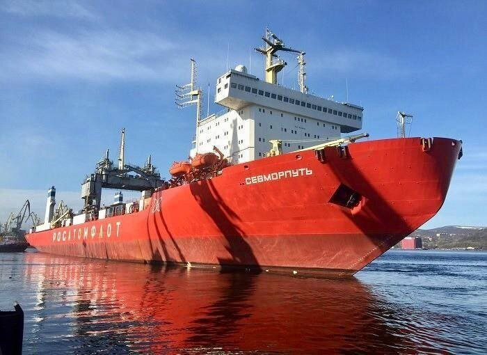  Фото: правительство Камчатки. Атомный лихтеровоз "Севморпуть"