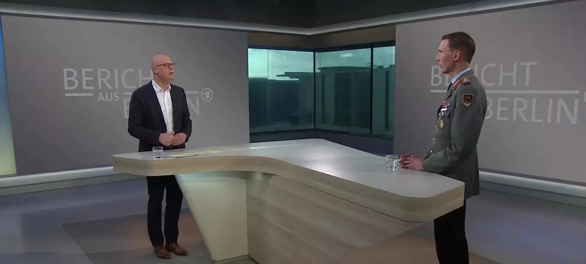 Немецкий генера Кристиан Фрейдинг разрешил ВСУ бить по российской территории. Фото: Tagesschau