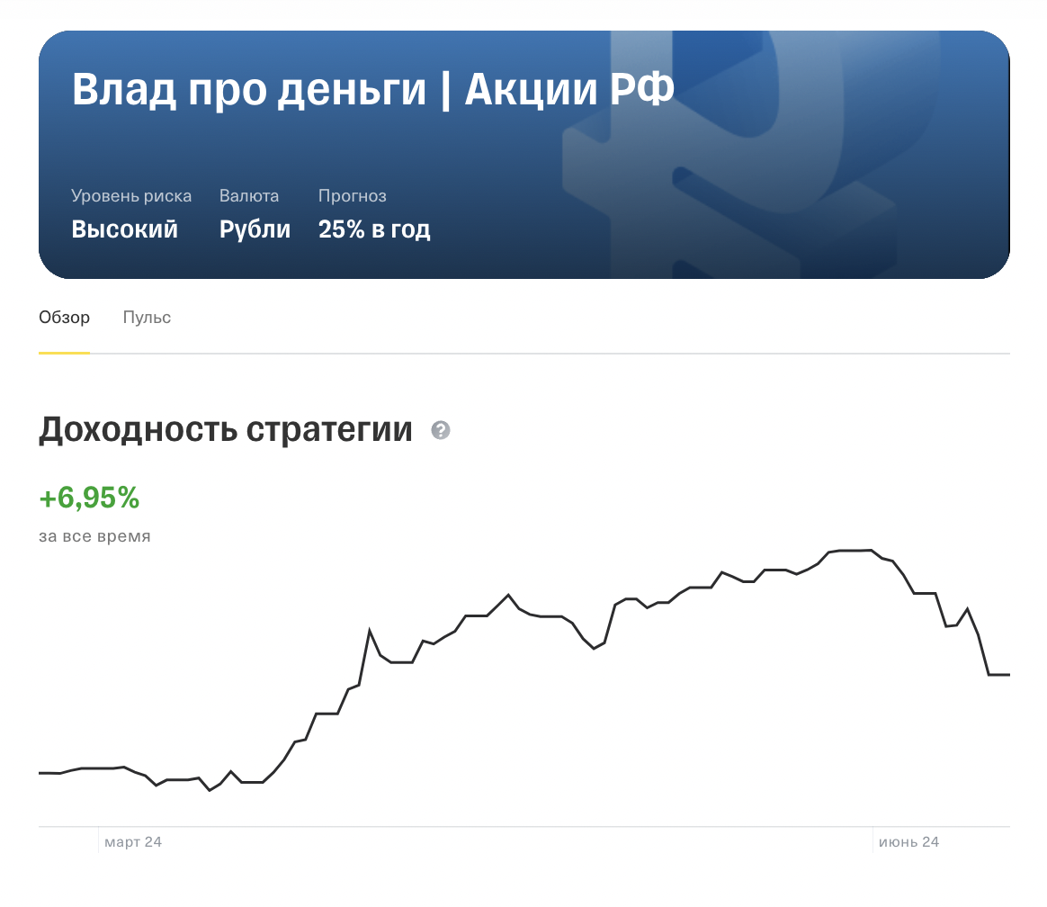Динамика стратегии автоследования