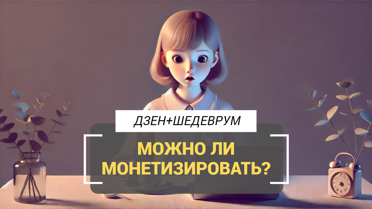 Отвечаем на вопрос: Можно ли использовать картинки из Шедеврума в канале Дзена с монетизацией?