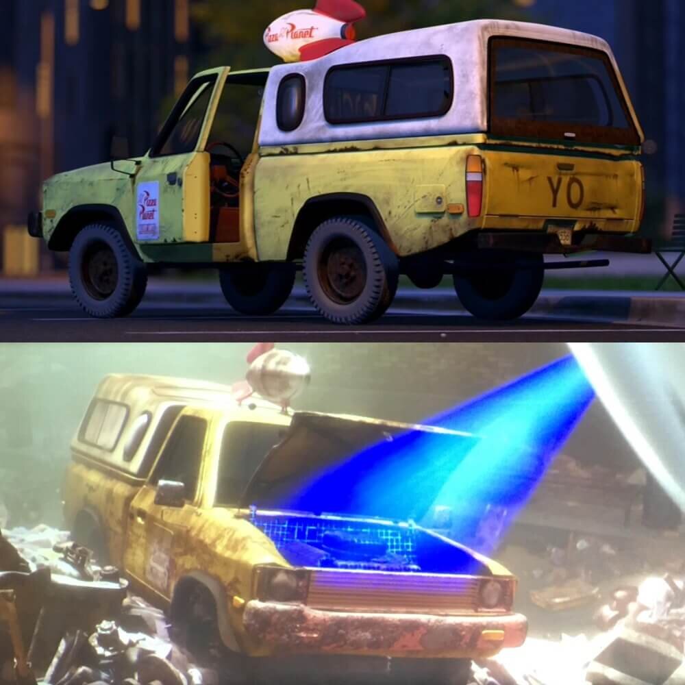 Кадр фильма «История игрушек 2» и «ВАЛЛ-И» // Pixar