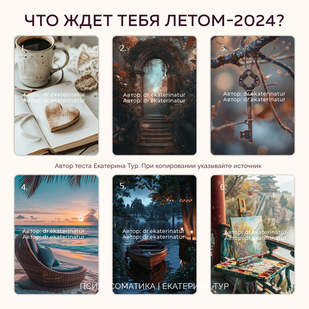 Копирование теста запрещено. Исключительные права на метод нейровизуальных тестов принадлежат автору Екатерине Тур. Работает команда по защите интеллектуальной собственности.